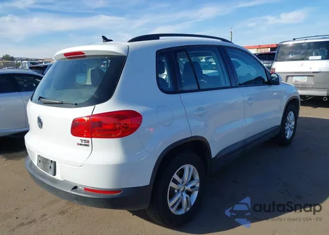 2017 Volkswagen Tiguan 2.0T S из США, поврежденный, VIN WVGBV7AX2HW512698